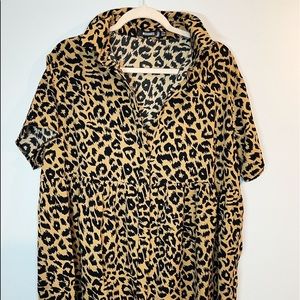 Cheetah Print flowy dress